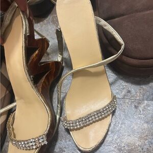 Elegant Silver Women's Sandals